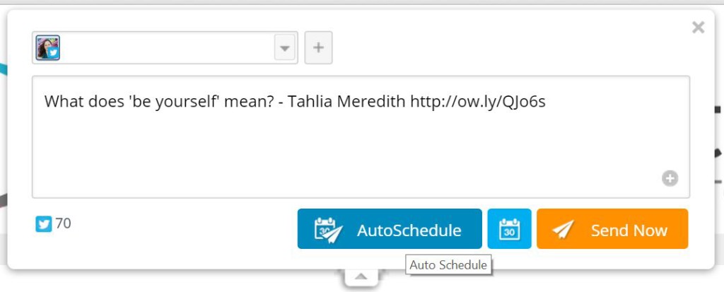 Hootsuite autoschedule instead of Buffer suggestions